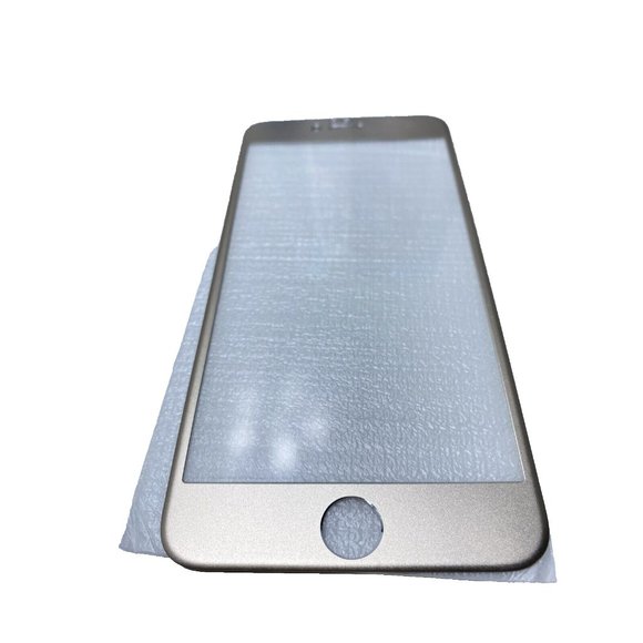 iPhone Gold 6/6s Plus Full Tempered Glass Screen Protector Gold Colour Rim - Picture 6 of 6